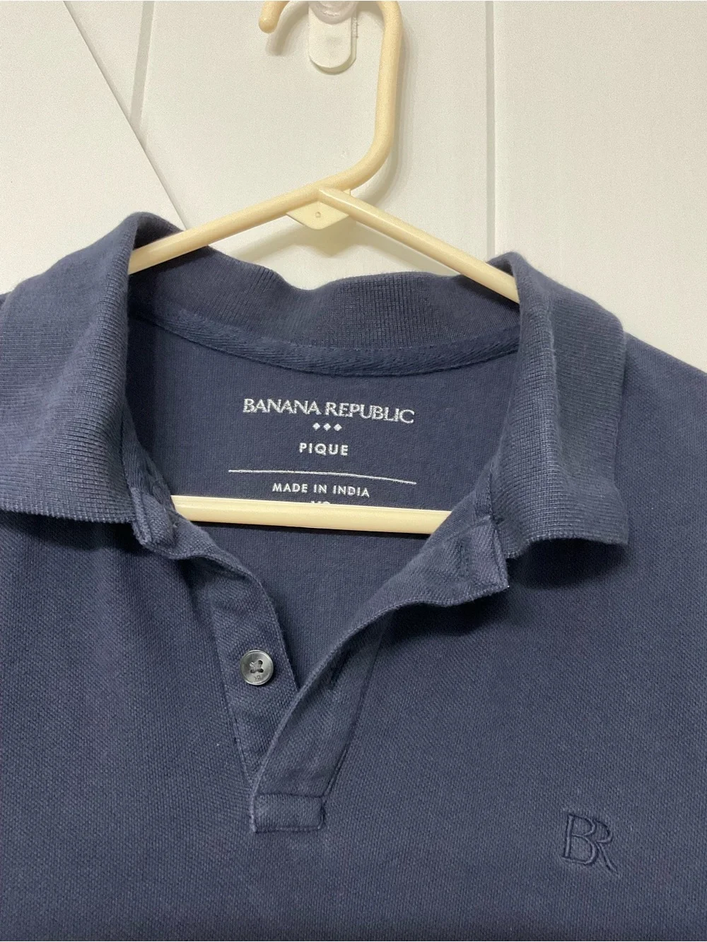 Banana Republic Polo Men's Navy Short Sleeve Smart Casual Minimalist US Open 🎾